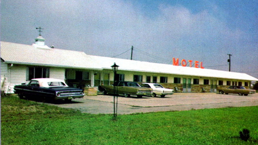 Cardinal Inn Motel - Vintage Postcard